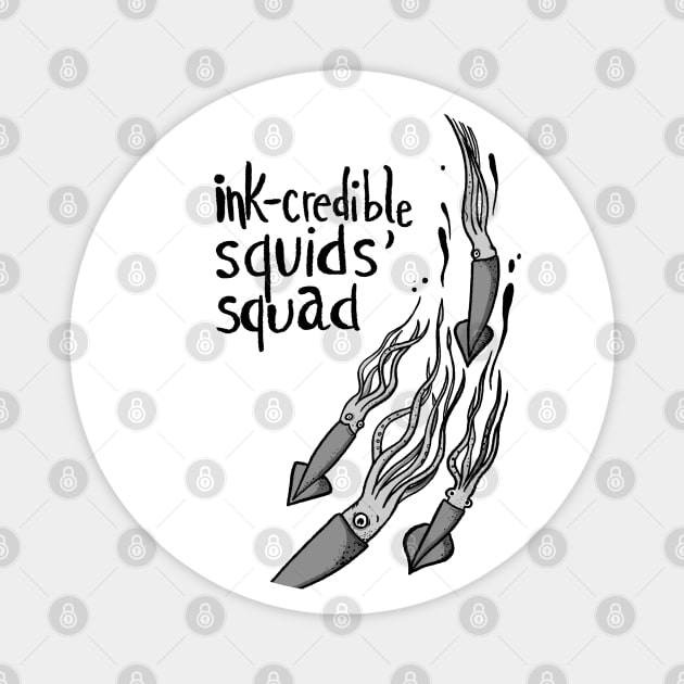 Ink-credible Squids' Squad Magnet by GiuliaM